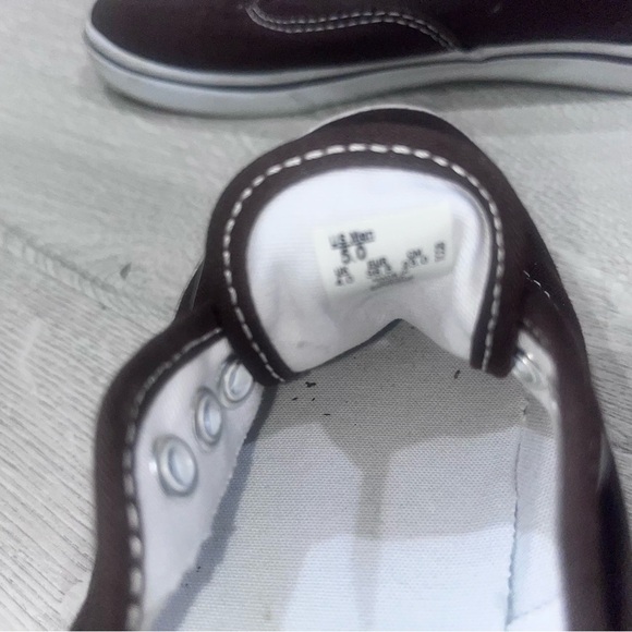 Vans Men's Brown Slip-On Shoes - Picture 5 of 5